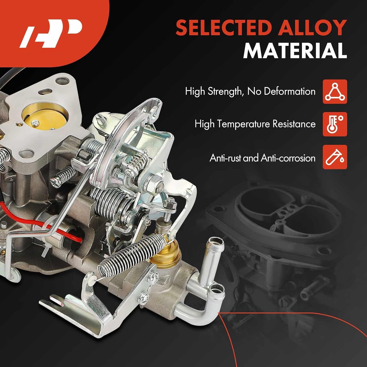 A-Premium 1 Barrel Carburetor Compatible with NISSAN Forklift LO2 K21 K25, Replace# 16010-FU400, 16010FU400, Mechanical Choke