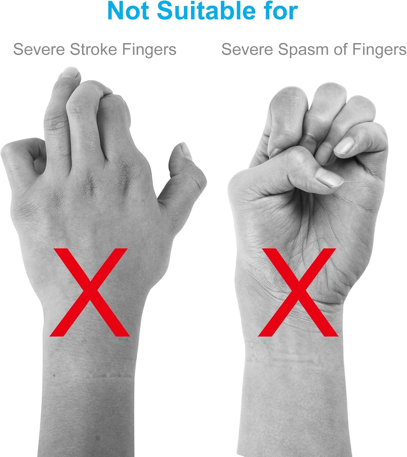 REAQER Stroke Resting Hand Splint Night Immobilizer Muscle Atrophy Rehabilitation For Hand, Wrist And Finger (Left) : Health & Household