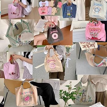 Amazon | [Richhapy] 新到着エコバッグ 刺繍トートバッグ [ショルダー