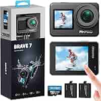 AKASO Brave7 アクションカメラ 4Kウェアラブルカメラ Brave 7 LE アクションカメラ 4K 20MP 64GBメモリカード付き