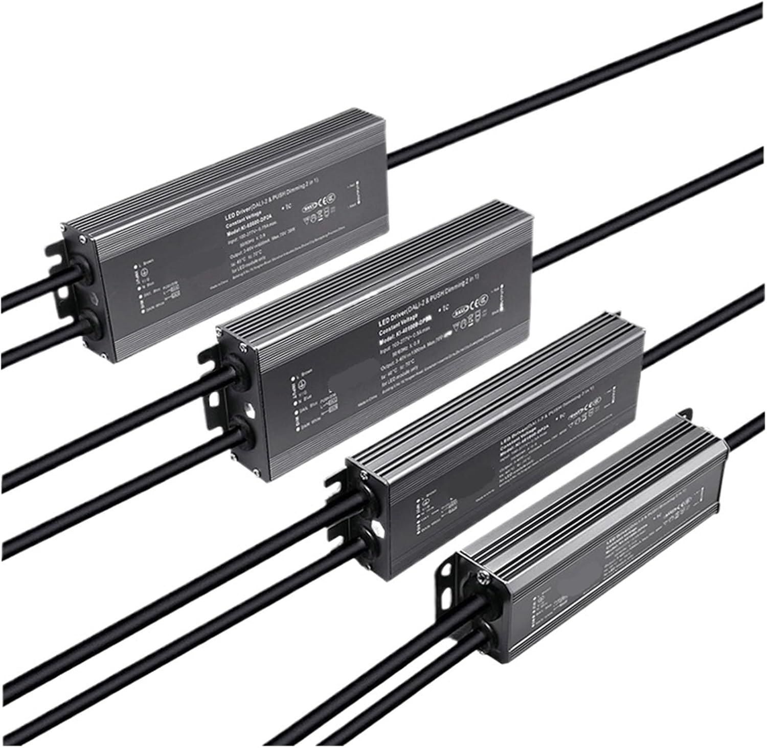 1pcs 24VDC dimming CCT Color Temperature Driving thyristor 0-10v Power Supply 500W 600W(300W Monochrome)