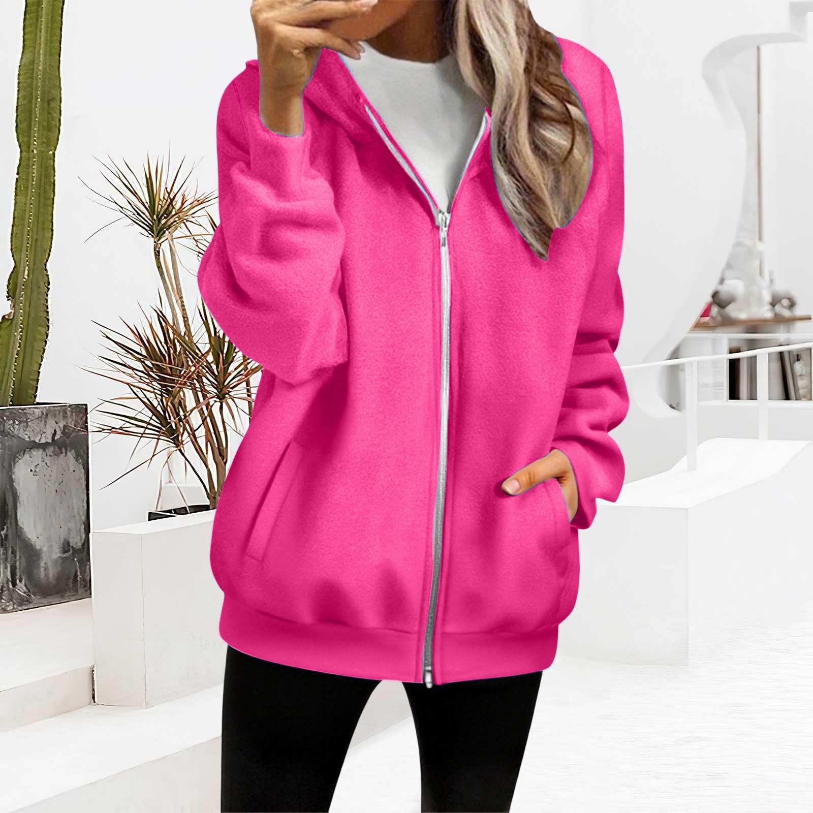 Sweat A Capuche Femme Zippé Oversize - Veste De Sport Legere Femme Été