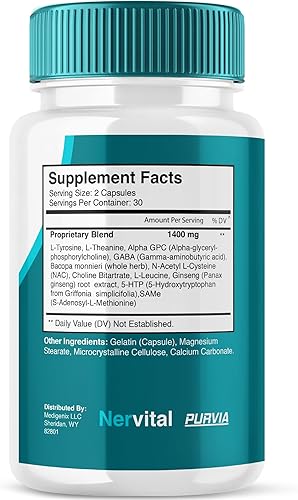 Miniatura 8 de Paquete de 2 cápsulas nerviosas, alivio de neuropatía de máxima fuerza para piernas y pies, estimulador de vitaminas para nervios, suplemento de