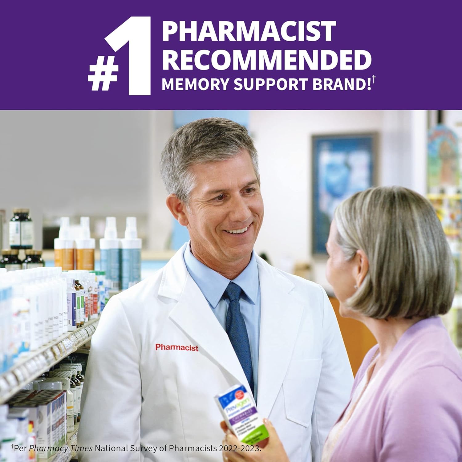 Prevagen Improves Memory - Regular Strength 10mg, 30 Chewables |Mixed Berry| with Apoaequorin & Vitamin D & Prevagen 7-Day Pill Minder | Brain Supplement for Better Brain Health : Health & Household