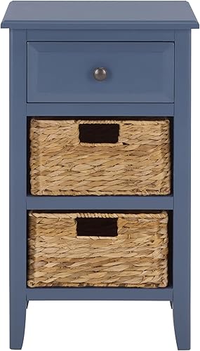 Miniatura 21 de Safavieh Mesa auxiliar blanca angustiada Everly Collection de American Homes Vintage Blanco,Cereza,Negro (Distressed