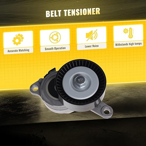 Miniatura 4 de TUCAREST 17540-54L00 Conjunto de polea tensora de correa de transmisión de accesorios para 06-13 Suz-uki SX4 2.0L 05-15 Grand Vitara 1.6L2.0L2.4L