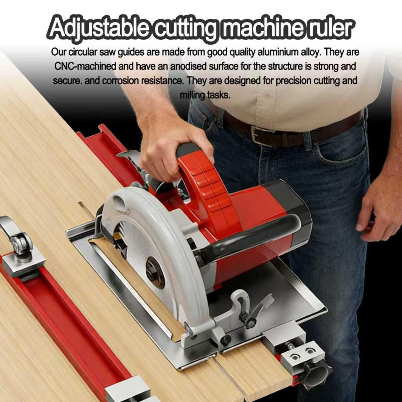 Guía de base ajustable para máquina de corte (360 mm)