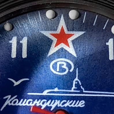 VOSTOK | Mens Amphibian Submarine Commander Russian Military Style Diver Watch | WR 200 m | Model 420289