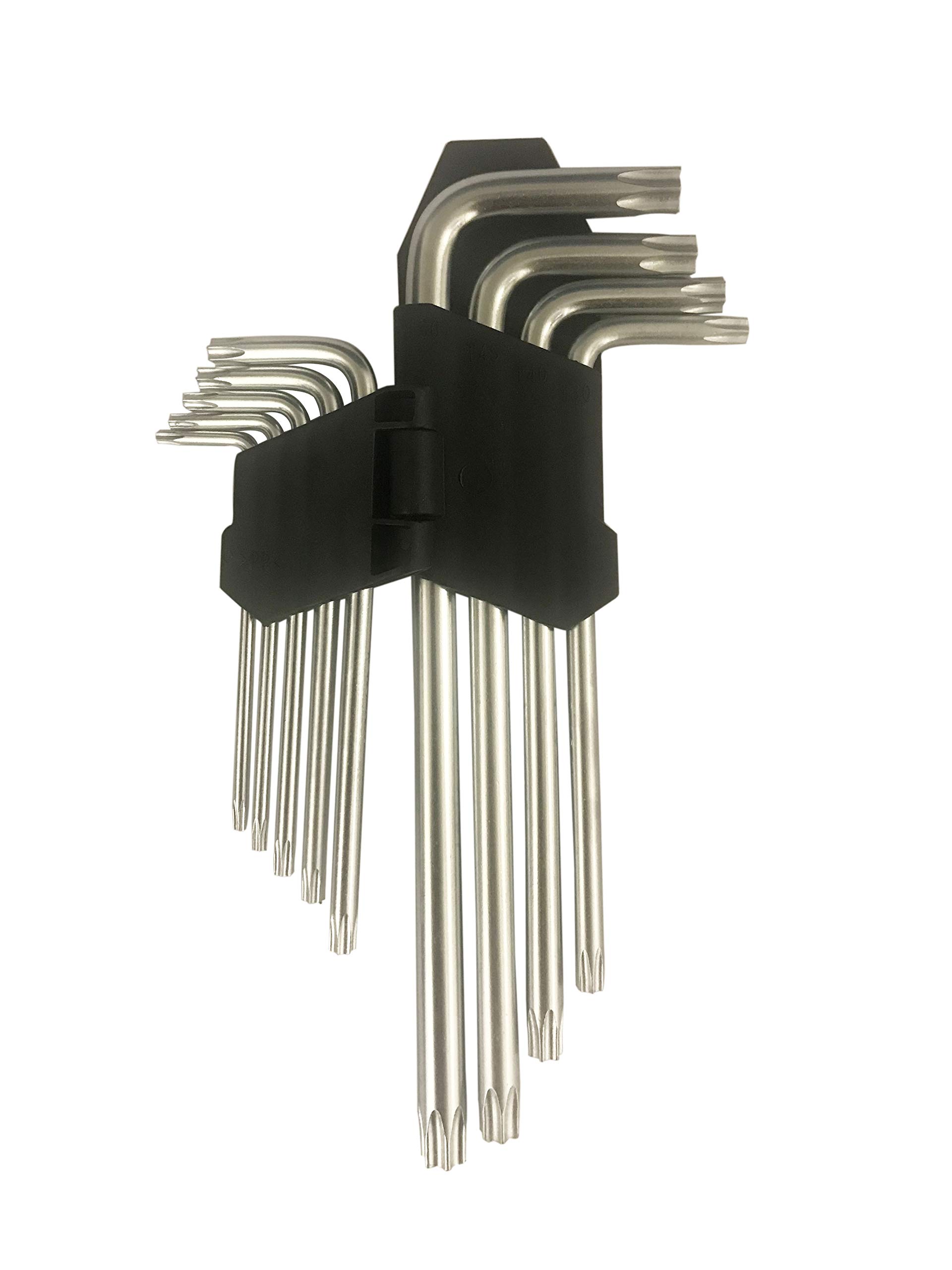 Vr7 Wrench L-Key Satin Cv Torx Key, 9-Piece Set, 1.5Mm,2.0Mm,2.5Mm,3.0Mm,4.00Mm,5.0Mm,6.0Mm,8.0Mm,10.0Mm