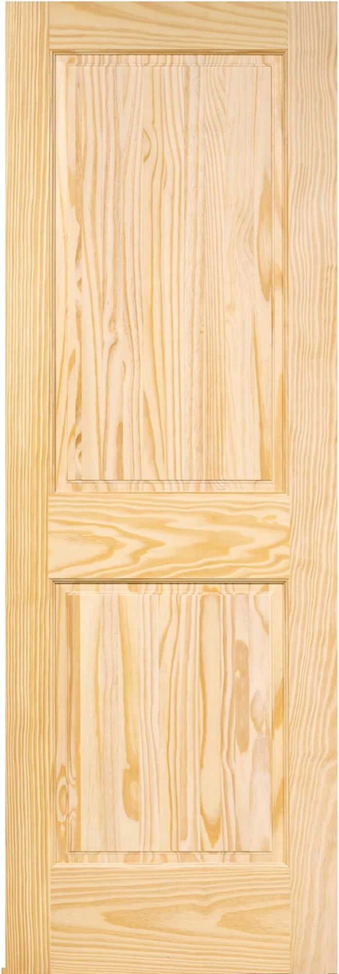2-Panel Interior Solid Pine Door Slab, Square Top, Double Hip Panel (28 in. x 80 in.)