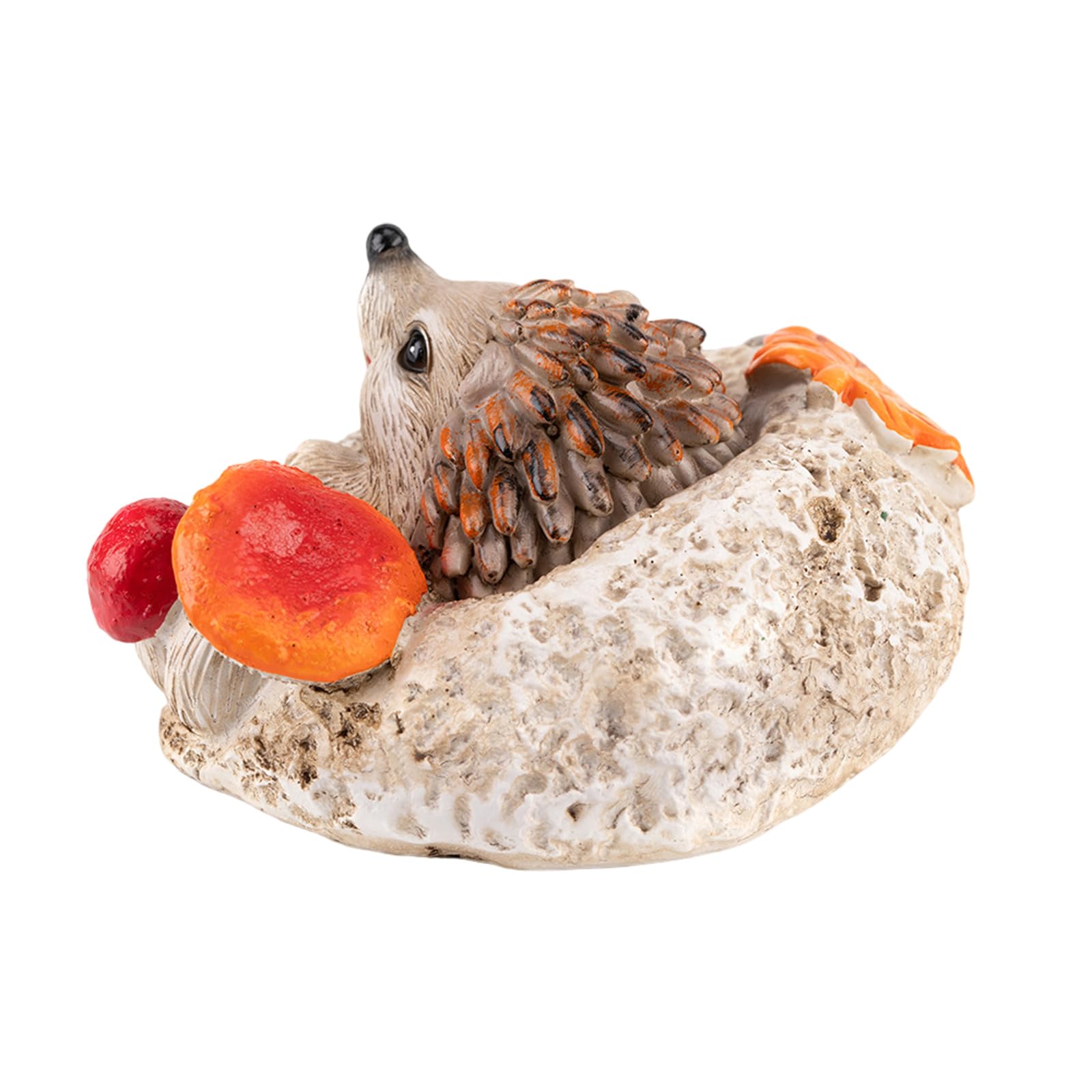 Snorvixre Resin Hedgehogs Sculpture Realistic Animal Figurine Resin Texture Suitable for Living Room or Garden Display Decorative Item