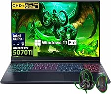 [53% off] acer Predator Helios Neo 16S AI Gaming Laptop, NVIDIA RTX 5070Ti, 16" 2.5K WQXGA 240Hz 2ms OLED Display, Intel Ultra 9 275HX, RGB Backlit Keyboard, 64 GB DDR5, 4 TB SSD, Windows 11 Pro, Accessories