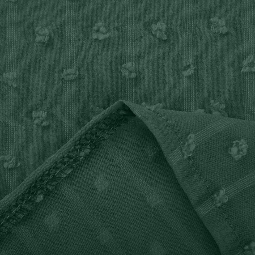 FMCHICO Women's V Neck Lace Crochet Tunic Tops Flowy Casual Blouses Shirts - Image 7