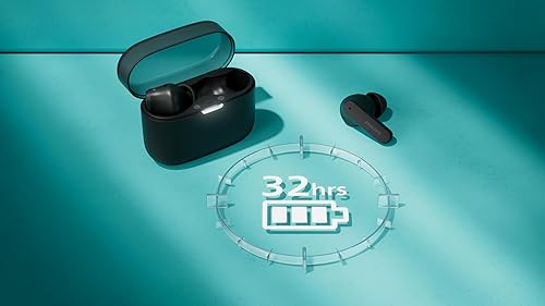 Miniatura 5 de Philips Auriculares inalámbricos T2000, auriculares Bluetooth 5.4 con llamadas claras de 4 micrófonos, aumento de graves dinámico, tiempo de
