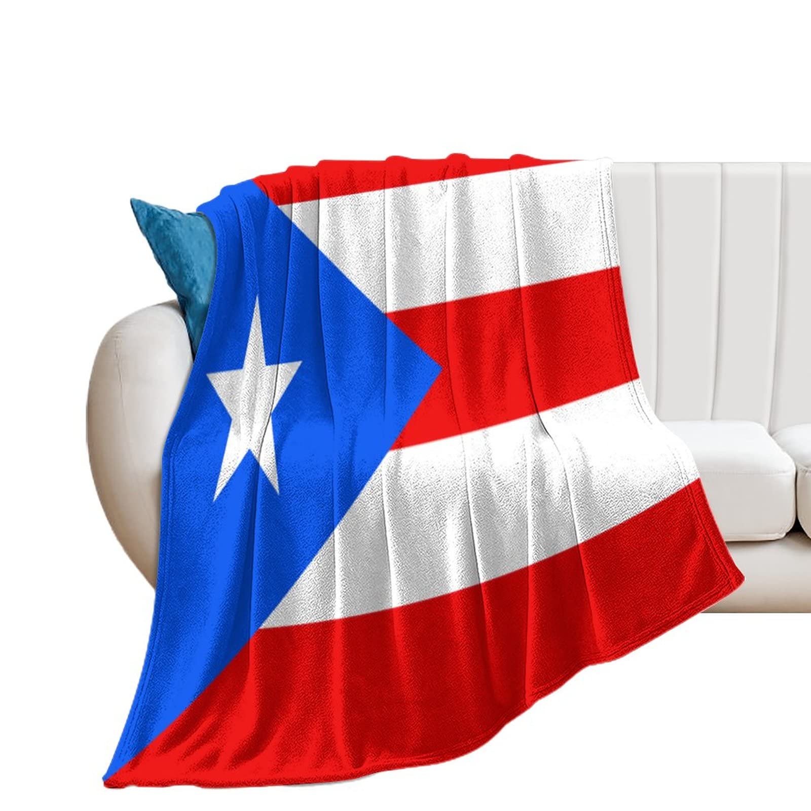 Plaid Porto Rico en flanelle super douce de qualité supérieure