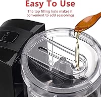 Vista 7 de Liebe&Lecker Mini Food Processor,1.5 Cup Mini Chopper for Cutting Vegetable, Garlic,Onion and Meat