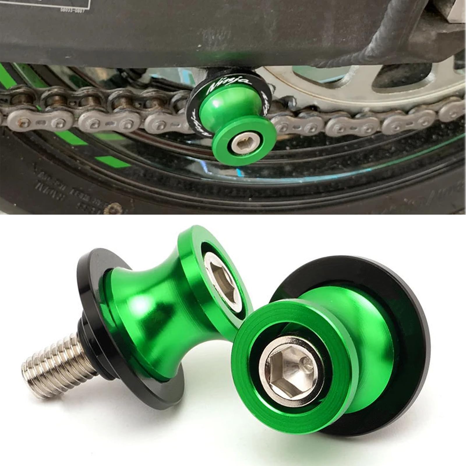 FREAXLL 10MM M10x1.25 Swingarm Spools Sliders Stand Universal