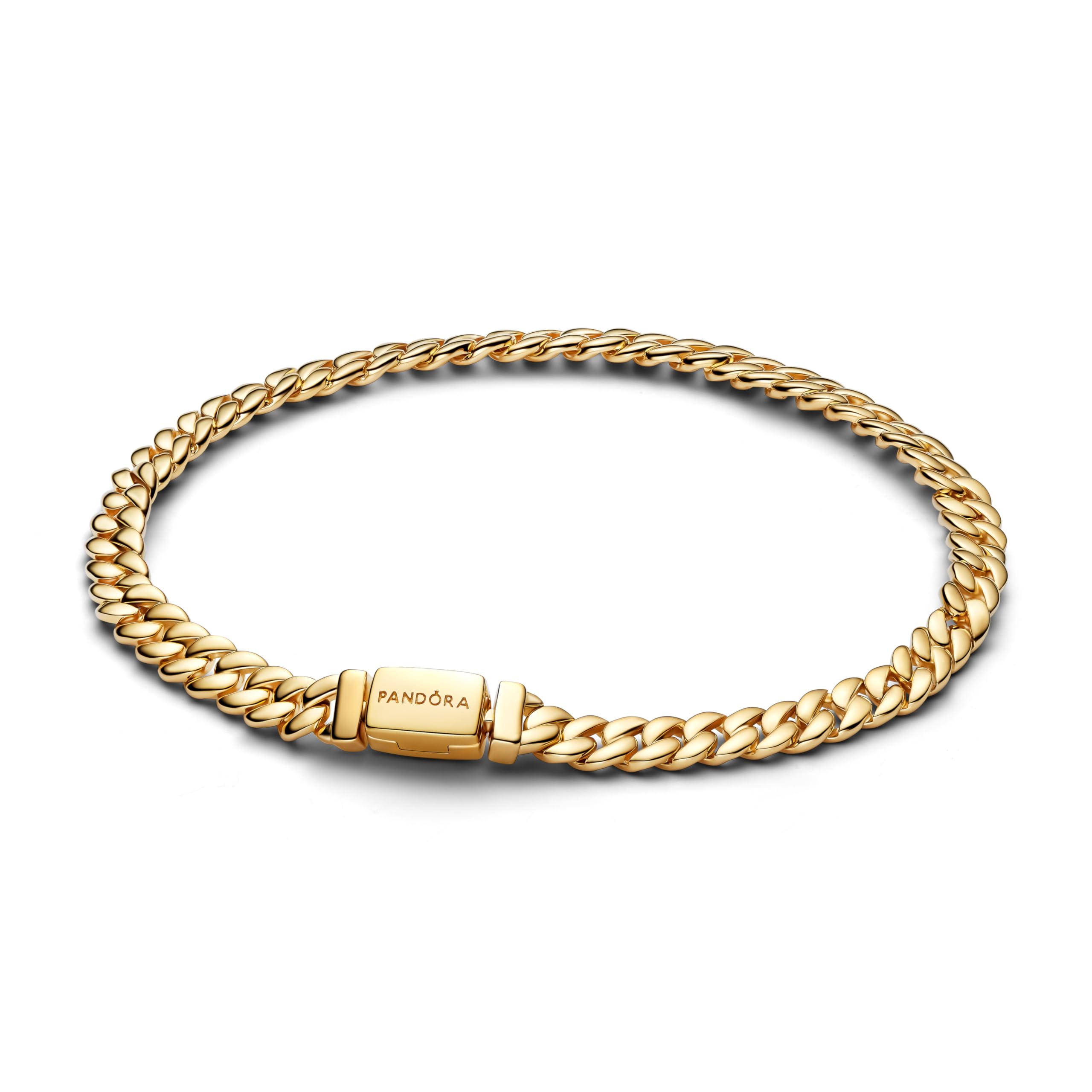 PANDORA Timeless 564367C00-18 - Bracciale in lega di metallo placcato oro 14 carati, 18 cm