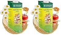 Vista 11 de STASH Apple Blossom Latte - Concentrado de té de manzanilla a base de plantas sin lácteos, sin cafeína, 32 onzas líquidas, 5 porciones