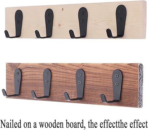 Miniatura 5 de Ganchos de pared, 8 unidades, ganchos para abrigos, gancho de acero inoxidable, garaje, gancho para llaves de equipaje, baño, cocina, comedor,