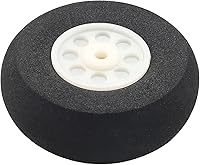 Vista 15 de MroMax Ruedas de avión RC de 0.98 pulgadas, 1 rueda de espuma de repuesto para bricolaje modelo RC avión avión