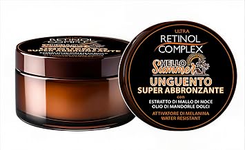 Ultra Retinol Complex – Super Tanning Cream with Nut Shell Extract and Sweet Almond Oil, Melanin Activator and Water Resistant.150ml