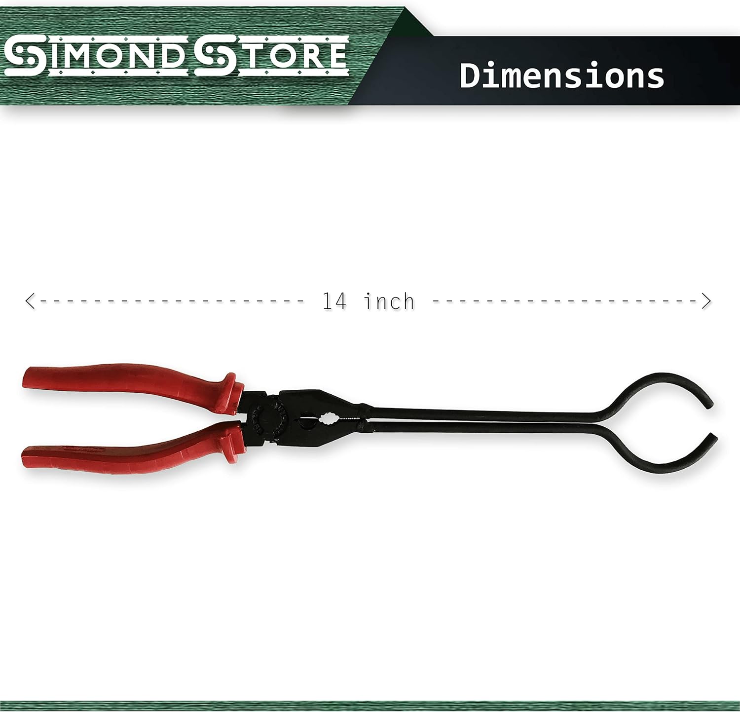 1 Kg Crucible Tongs for Graphite Crucibles Furnace Melting Casting Refining Gold Silver Copper
