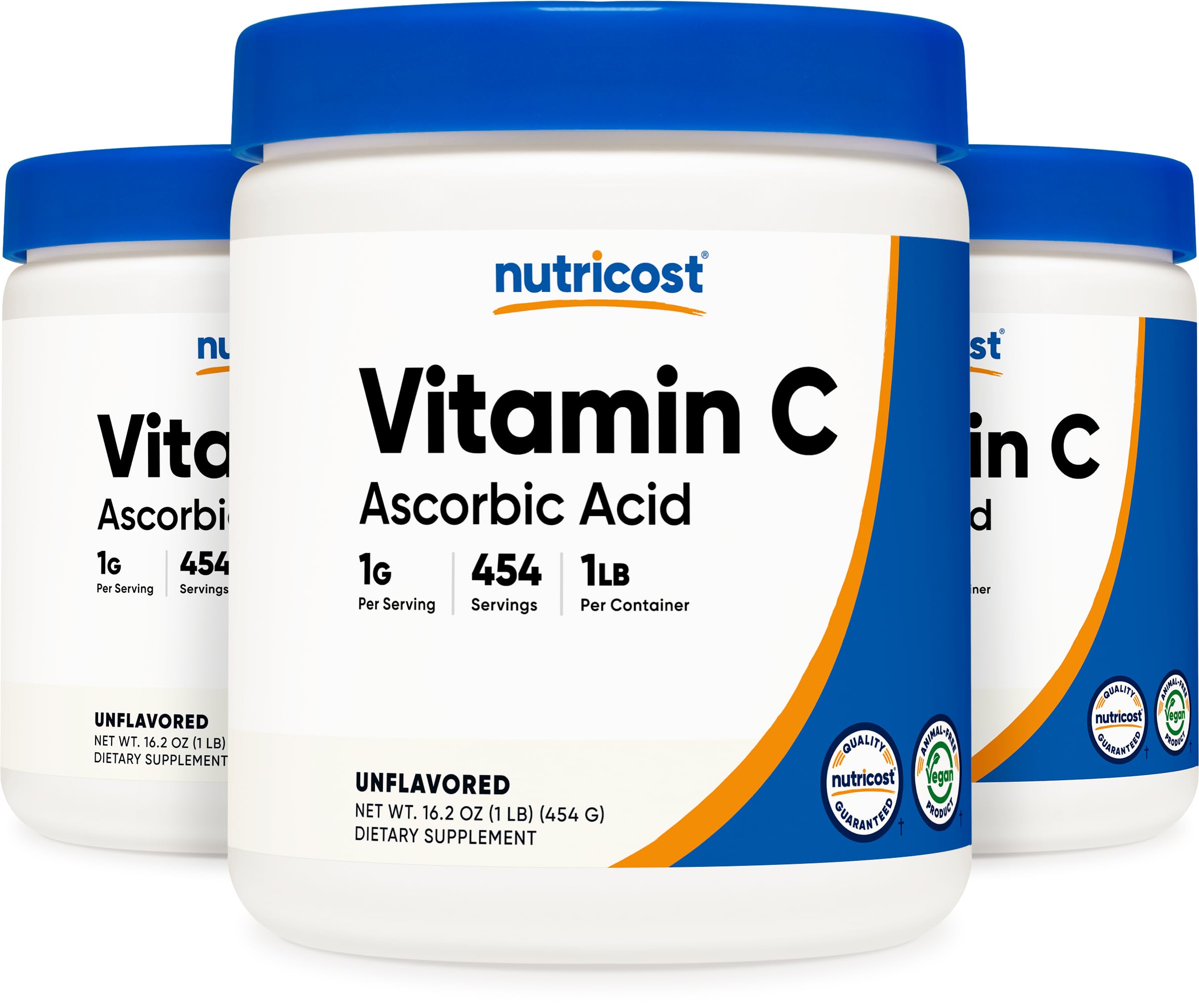 Nutricost Pure Ascorbic Acid Powder (1LB) Unflavored, Vitamin C Powder — Amazon image 9