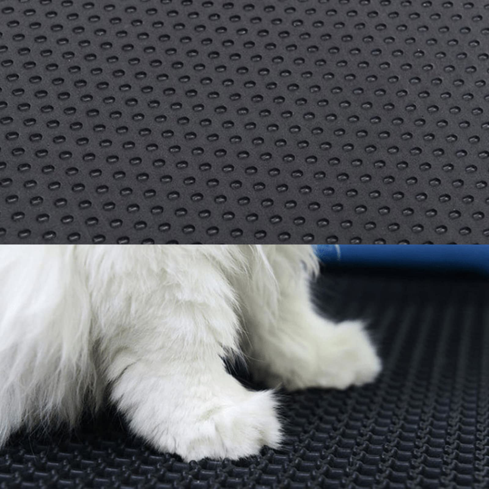 Katzenstreumatte, doppellagige, waschbare Fangmatte, Gray XXL