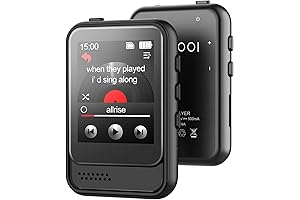 Versatile MP3 Player: Bluetooth, Touchscreen, and More