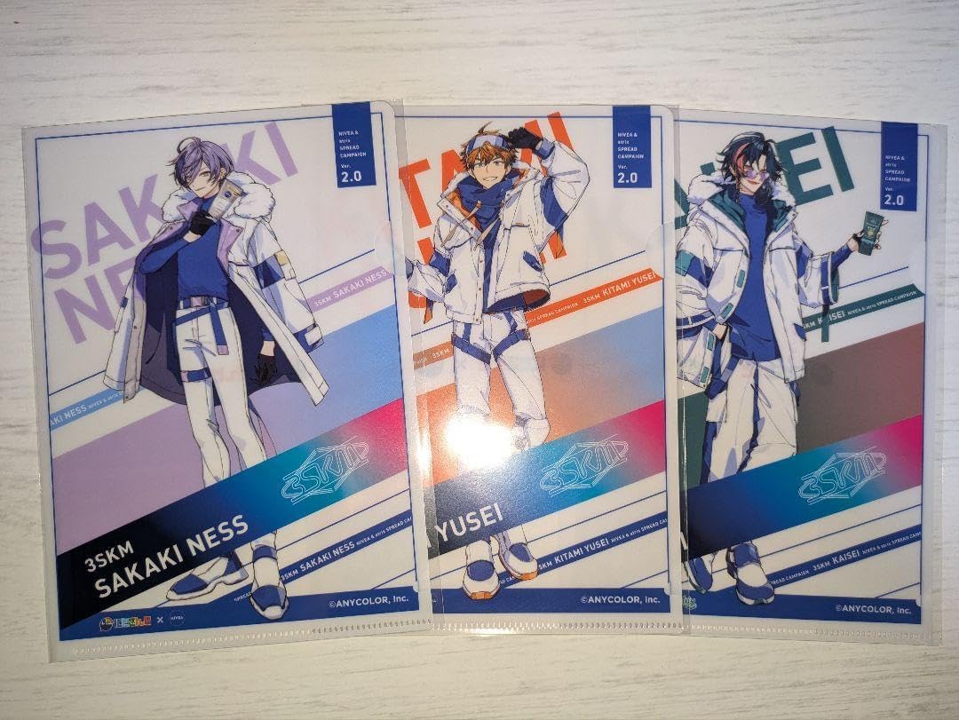 #3526.【未開封】 トリガー クリアファイル セット にじさんじ にじさん ファイルセット 3526.【未開封】 トリガー クリアファイル