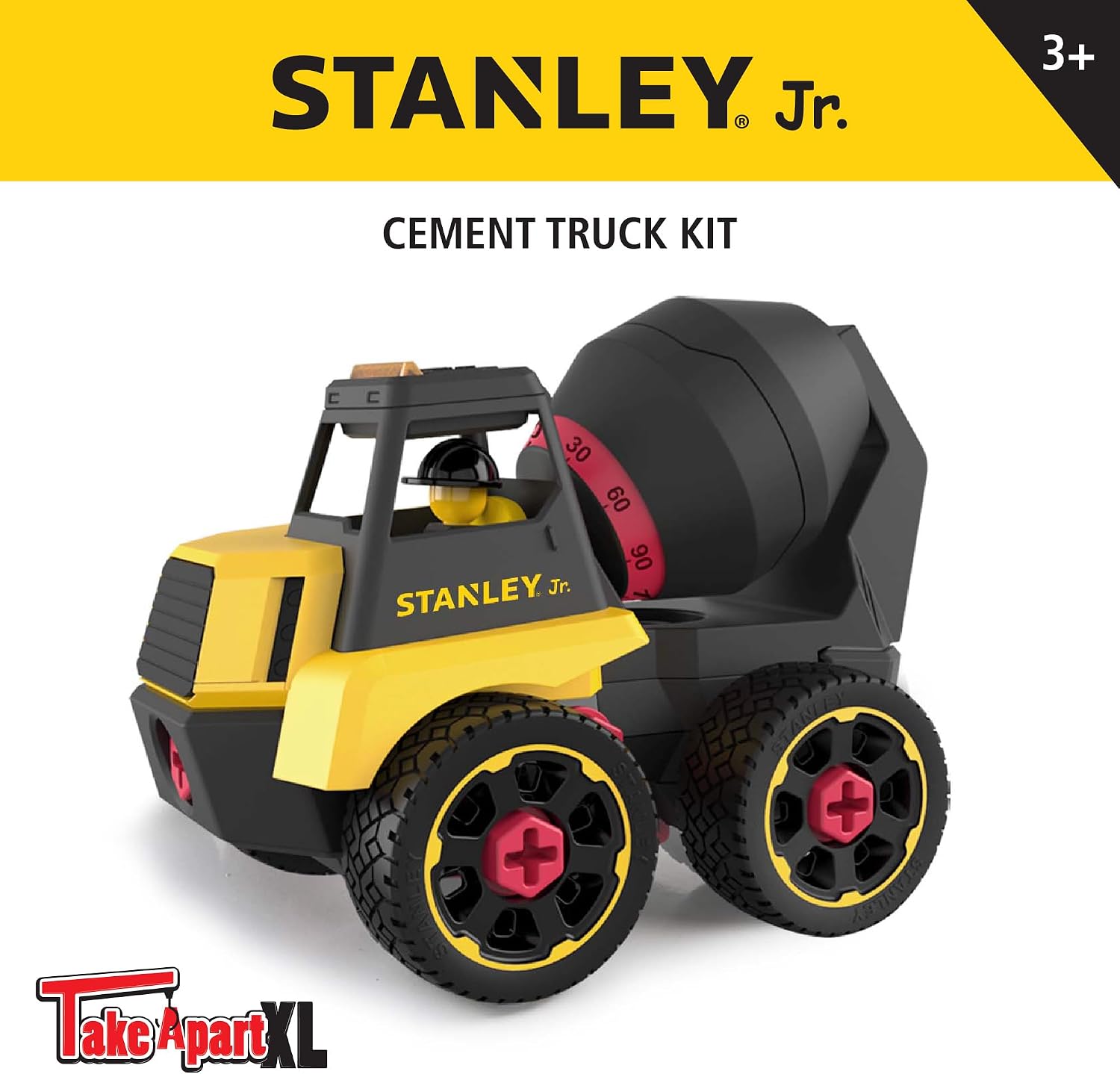 Red Toolbox Stanley Jr Take Apart Classic Cement Mixer
