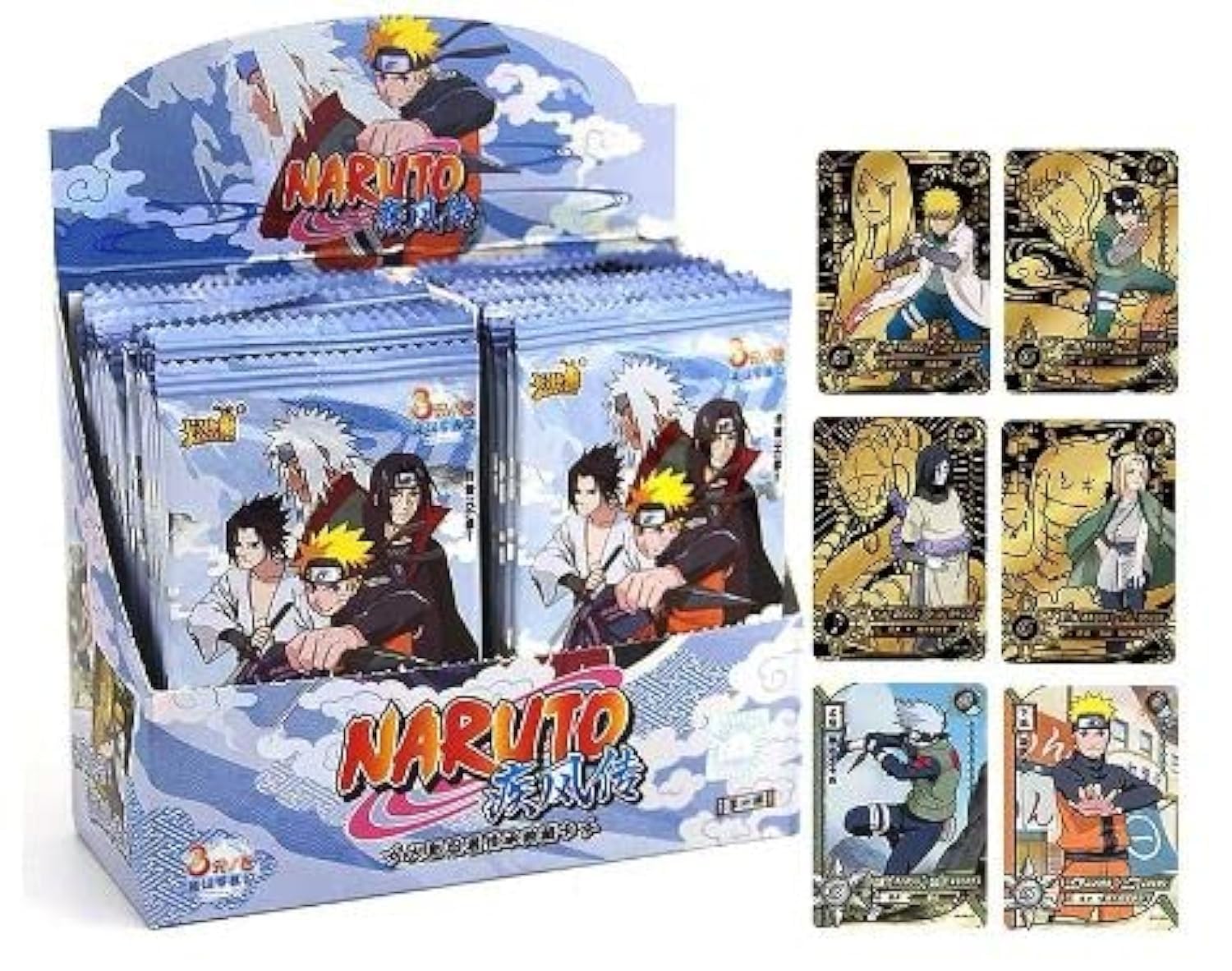 激レア KAYOU NARUTO ナルト box tier2.5 HEARTFORCARDS Naruto Kayou Kartları - Tier 2,5 Wave 1 - Orijinal