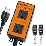 Automatic Vacuum Switch with Remote,Allow Power Tool/Table Saw to Turn Vac Cleaner/Accessory On and Off Automatically, Load Sensing, On Delay Prevent Circuit Overload, Shop Dust Collector Off Delay