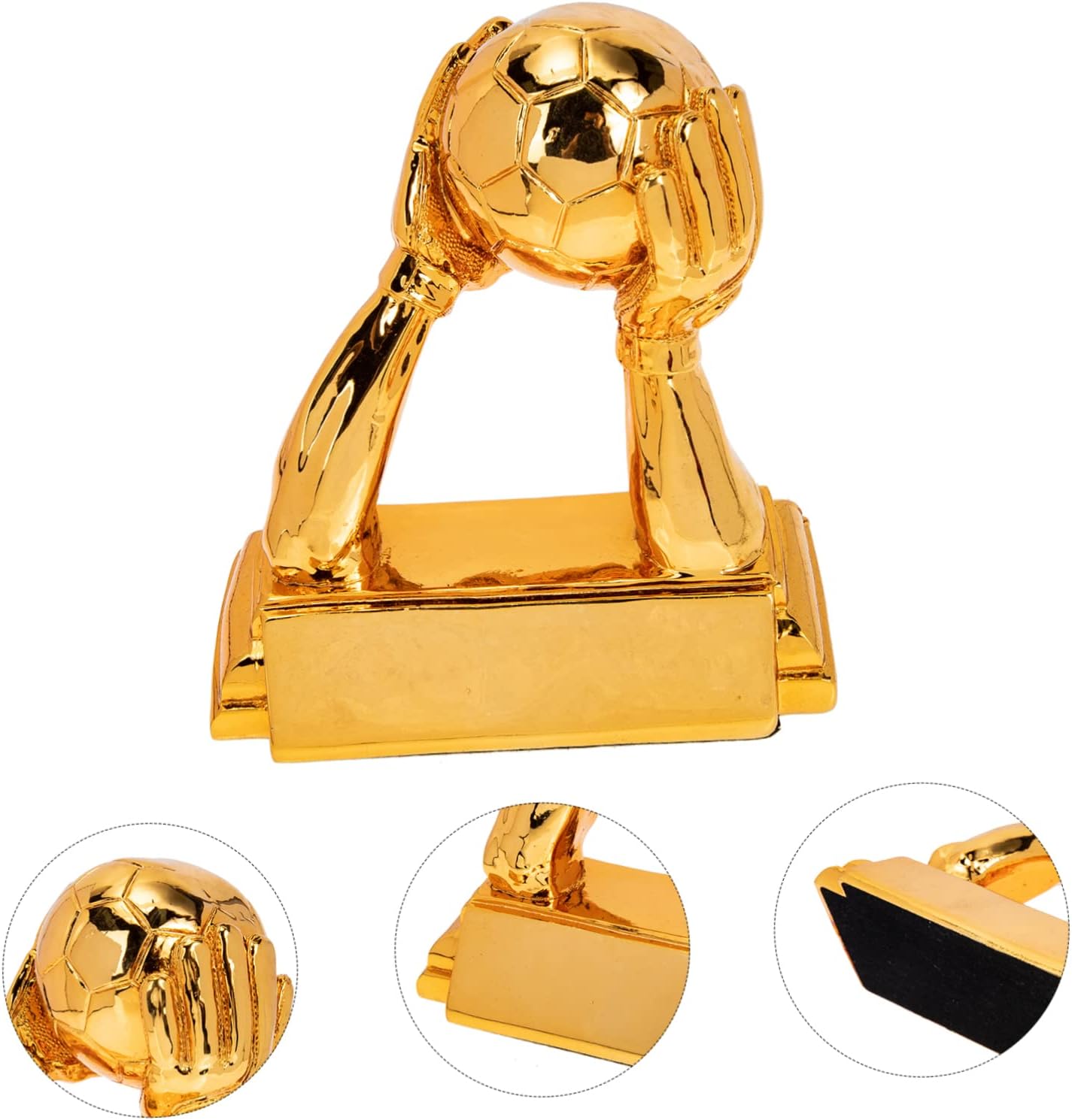Soccer Trophy for Goalkeepers Resin Decorative Trophy Football Souvenir for Fans and Collectors