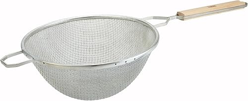 winco Colador, diámetro de 10.25-inch, Fine doble malla