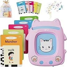 Cartes éducatives,Flash Jouets éducatifs pour Jeunes Enfants, Français Anglais Cartes Flash Parlantes, Jouets préscolaires pour écouter et Apprendre 224 Mots, Cadeau pour fête d'anniversaire