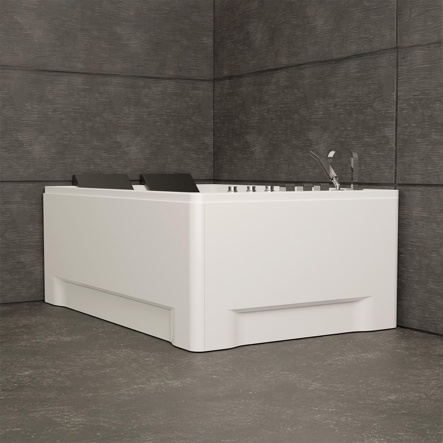 Baignoire Balnéo Tonsay Duo Jets 180 x120 x68 cm, by SPALINA