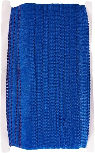 Miniatura 45 de KISSITTY Cinta de encaje de fibra de poliéster de 27 yardas para coser vestidos, ropa, manualidades, decoración del hogar, color marrón coco