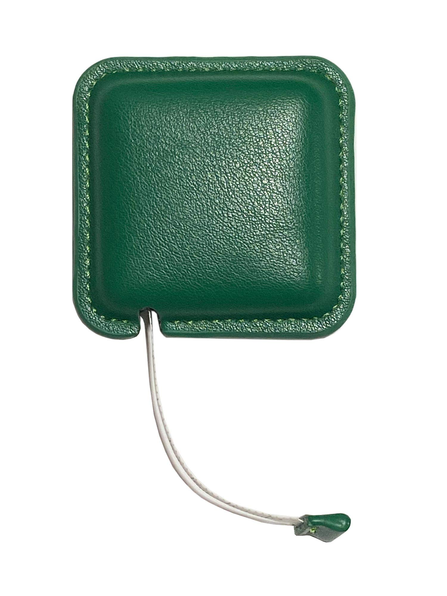 haoa Tape Measure for Body Measuring, 9Inch2Meters Retractable Measuring Tape for Body Fabric Sewing,Tailor, Knitting Cloth, Craft, Measurements Dual Sided (Square,1 Pack) (Green), 2.56 x 2.56 x 0.7