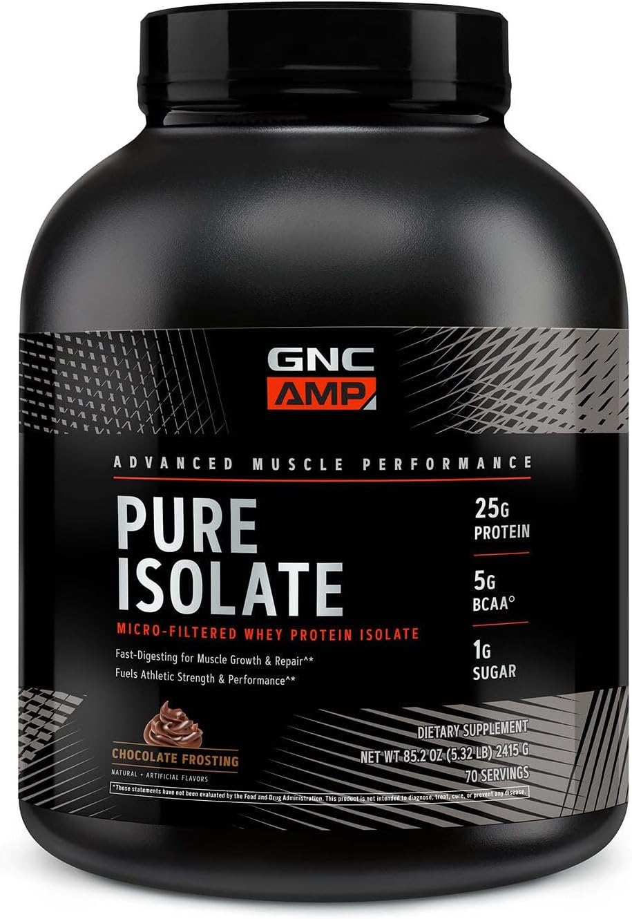 GNC AMP Pure Isolate - Chocolate Frosting (70 Servings)