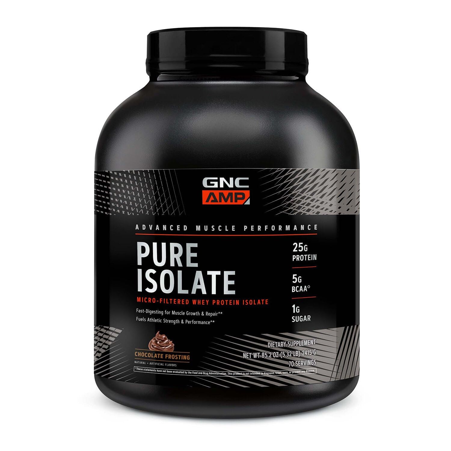 GNC AMP Pure Isolate - Chocolate Frosting (70 Servings)