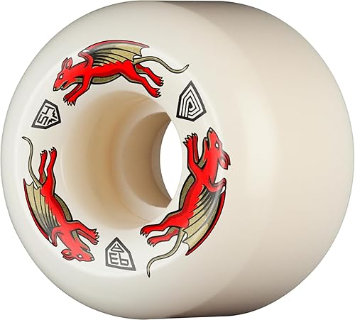 Miniatura 39 de Ruedas de patineta Powell Peralta Dragon Formula 88A, A2, 54mm x 39mm 88A A2 Asimétrico