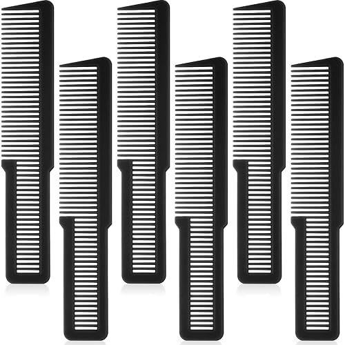 Patelai 6 Flat Top Styling Comb,Black