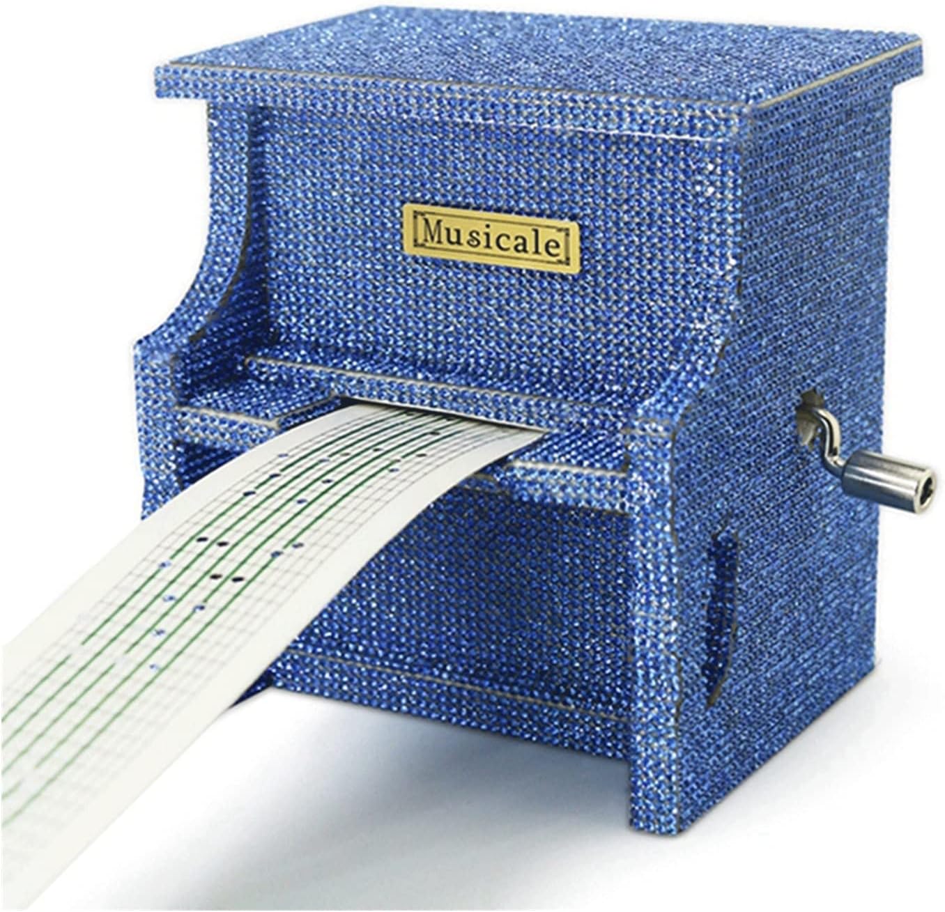 Music Boxes 15/30 Tone Hand-rolled Paper Piano Music Box DIY Creative Birthday Gift for Girl Friend Music Box Music Boxes for Girls (Color : 04)