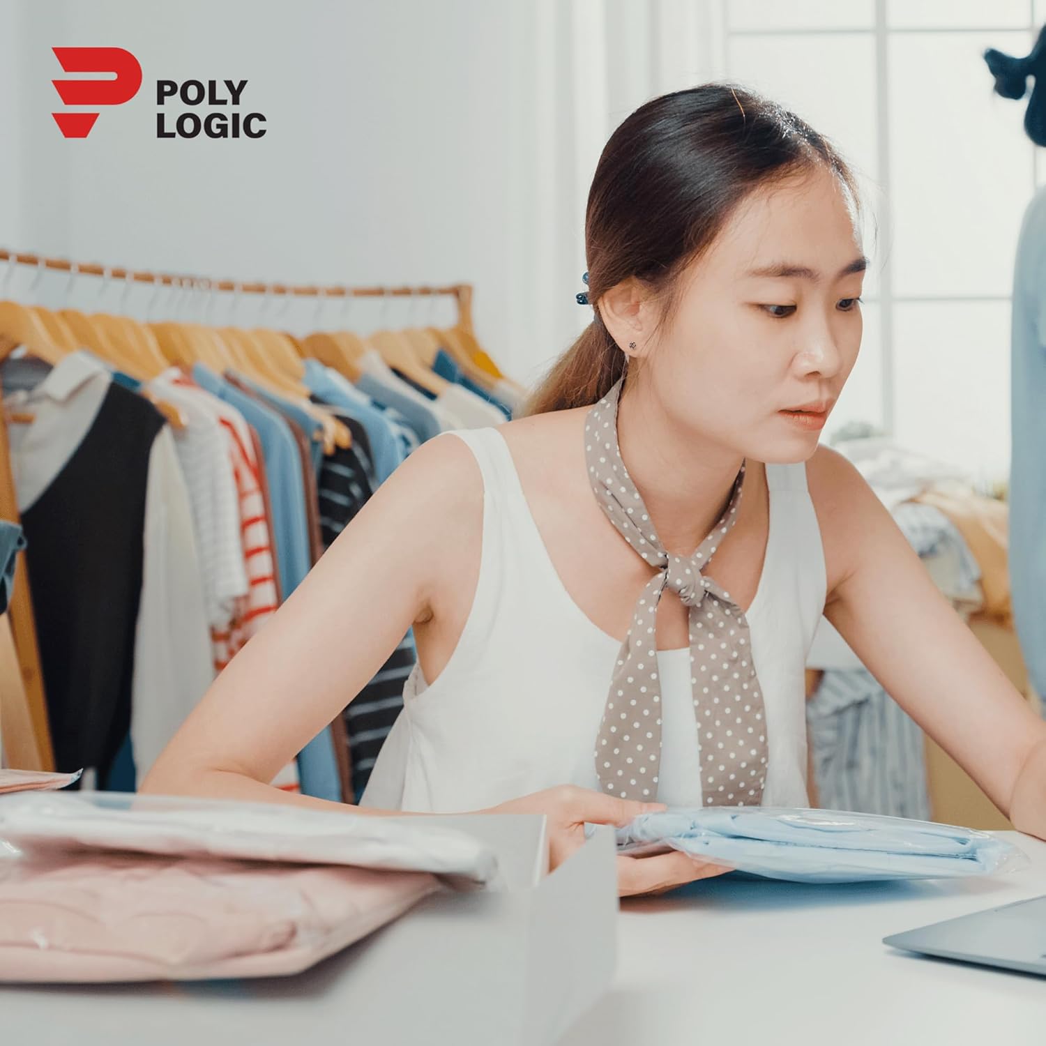 Clear 4x6", 5x7", 6x9", 8x10" Reclosable Poly Mailer Bags (400-Pack) 2 Mil Thick & 100 of Each Size, Plastic Resealable Polybags for Shipping, Mailing, Packaging & Storage