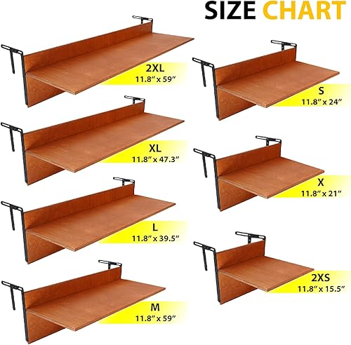 Miniatura 5 de Mesa de bar de balcón para barandillas, mesa plegable al aire libre para patio, escritorio colgante de balcón para muchas barandillas, mesa de bar