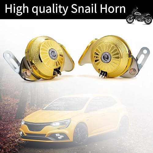 Vista 61 de FARBIN Bocina de coche ruidosa 3 sonido personalizado Bocinas eléctricas Bocina de motocicleta Cromo Plata 3 Sonido Camión Tren Cuernos 12V (blanco)