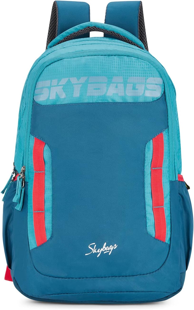One Size Blue Shiny Jacquard 22L Standard Backpack s