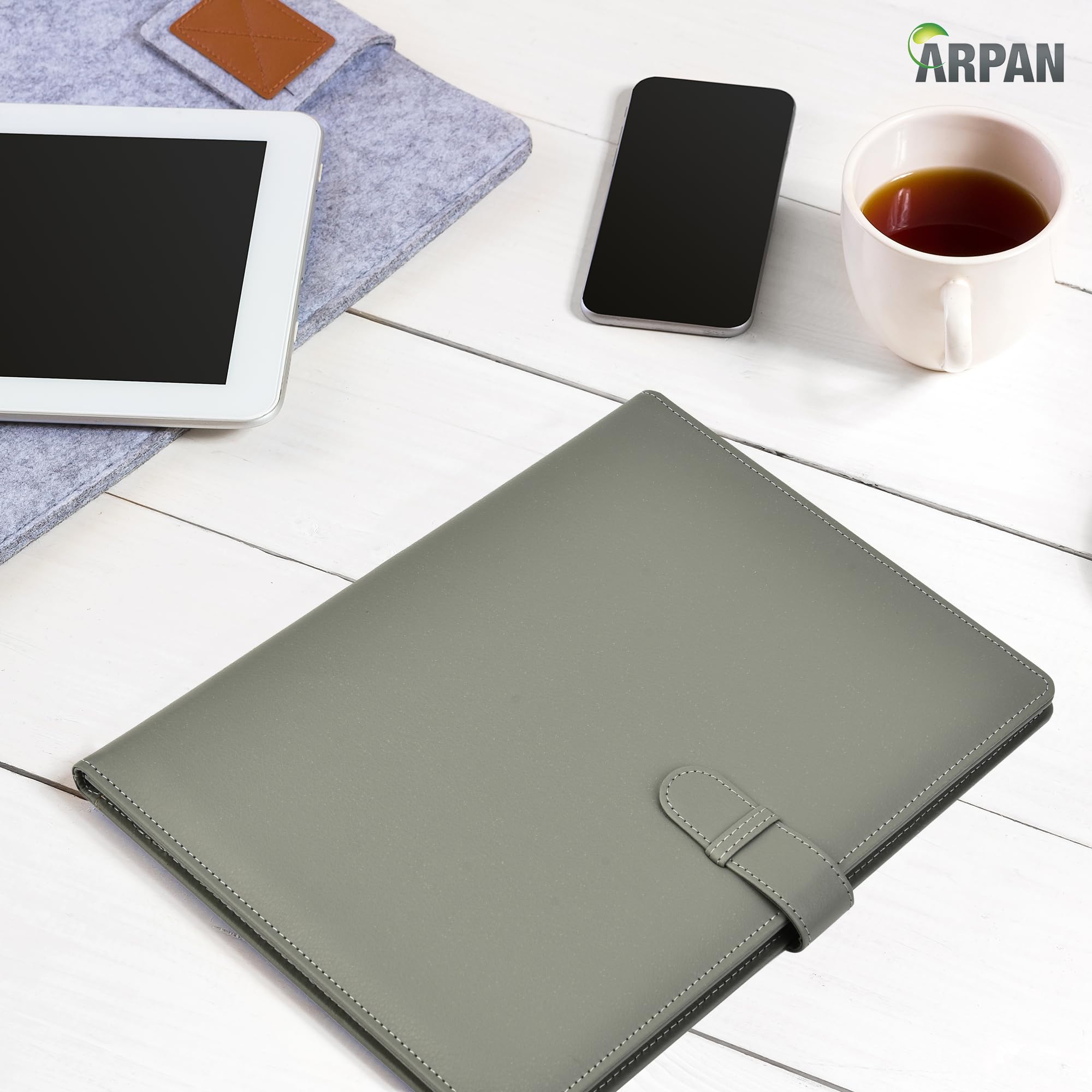 Arpan Certificate Folder A4 Display Book, Pack of 1 Professional Portfolio Holders with 36 Copysafe Pockets Each - Image 4